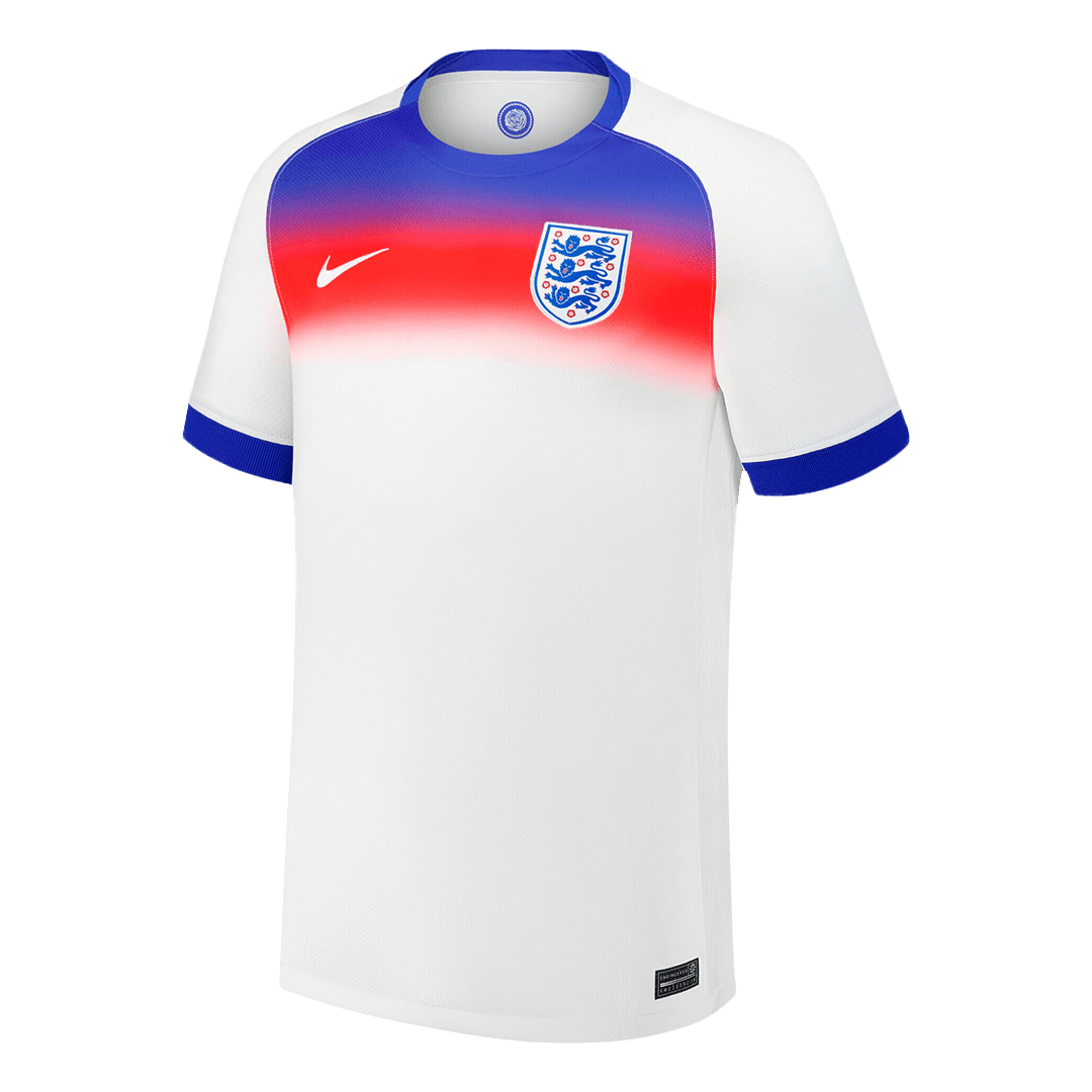 Camiseta de fútbol local de Inglaterra 2025 para hombre, blanca - Eurocopa femenina