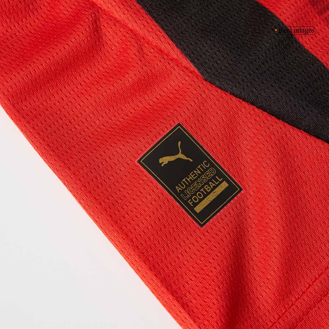 Camiseta de fútbol de manga larga de local del AC Milan 2024/25