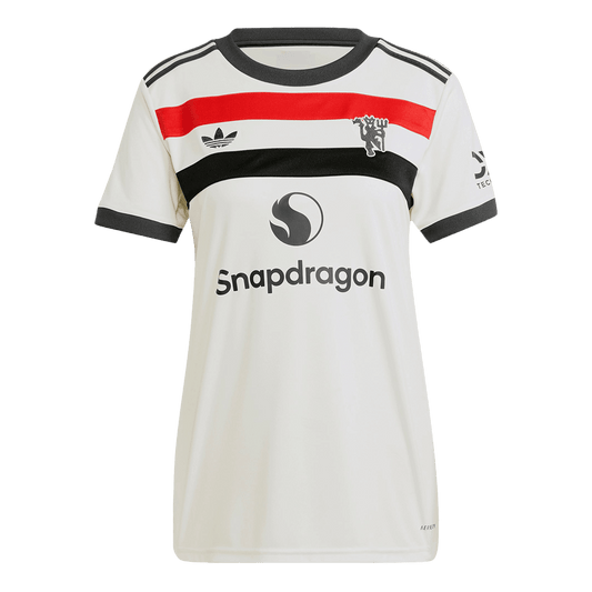 Camiseta de fútbol visitante del Manchester United para mujer 2024/25