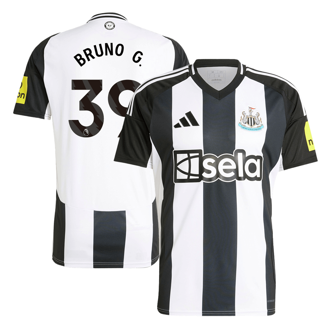 Camiseta de fútbol local del Newcastle United, Bruno G. #39