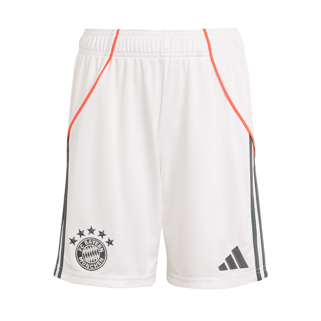 Pantalón corto de fútbol visitante del Bayern Múnich 2025/26 blanco