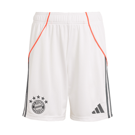 Pantalón corto de fútbol visitante del Bayern Múnich 2025/26 blanco
