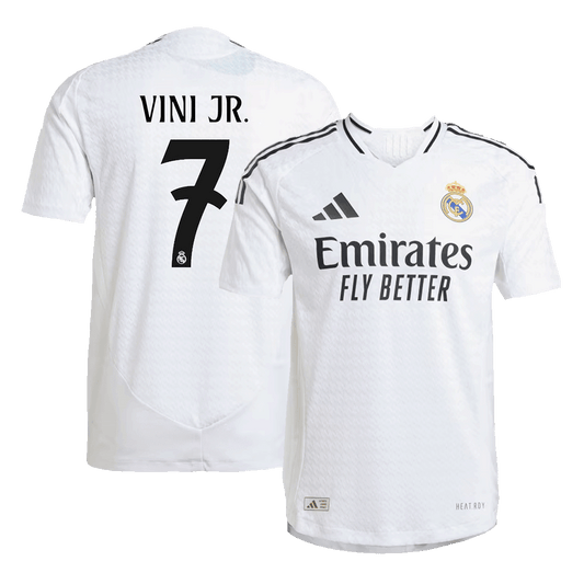 Camiseta de fútbol auténtica local VINI JR. #7 del Real Madrid