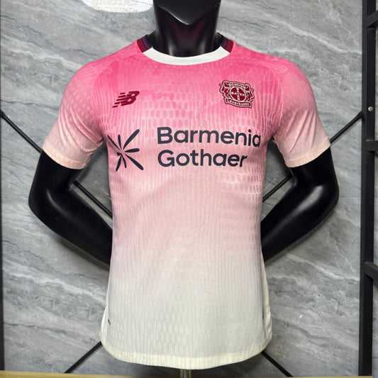 Camiseta rosa de jugador especial del Leverkusen 25/26