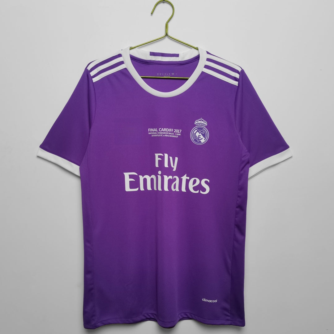 Camiseta retro de visitante del Real Madrid 2016-2017