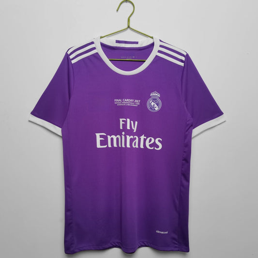 Camiseta retro de visitante del Real Madrid 2016-2017