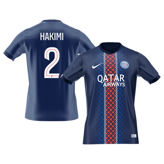 Camiseta de fútbol HAKIMI #2 PSG Primera equipación 2025/26