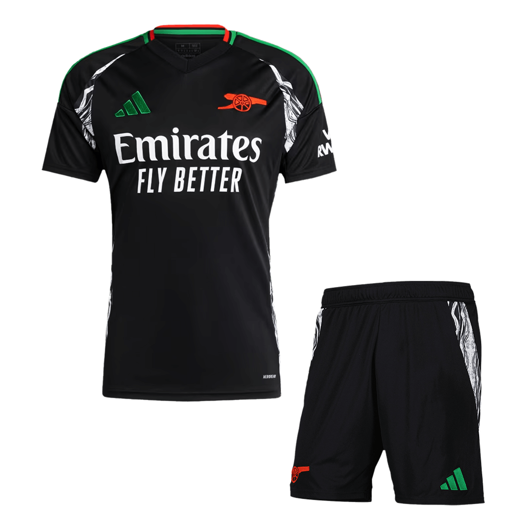 Kit de visitante del Arsenal (Kit y pantalón corto) 2024/25