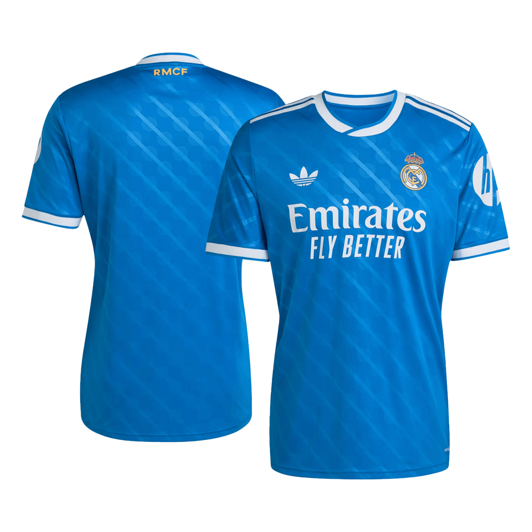 Camiseta de fútbol de la tercera equipación del Real Madrid 2025/26