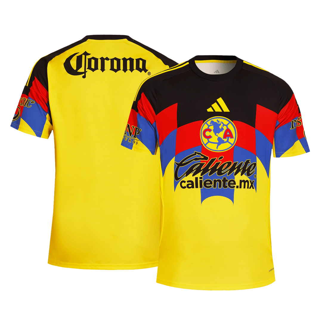 Camiseta de fútbol local del Club América 2025/26 amarilla
