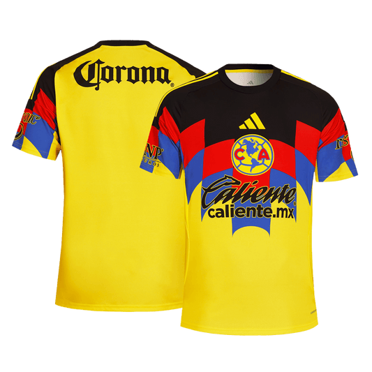 Camiseta de fútbol local del Club América 2025/26 amarilla