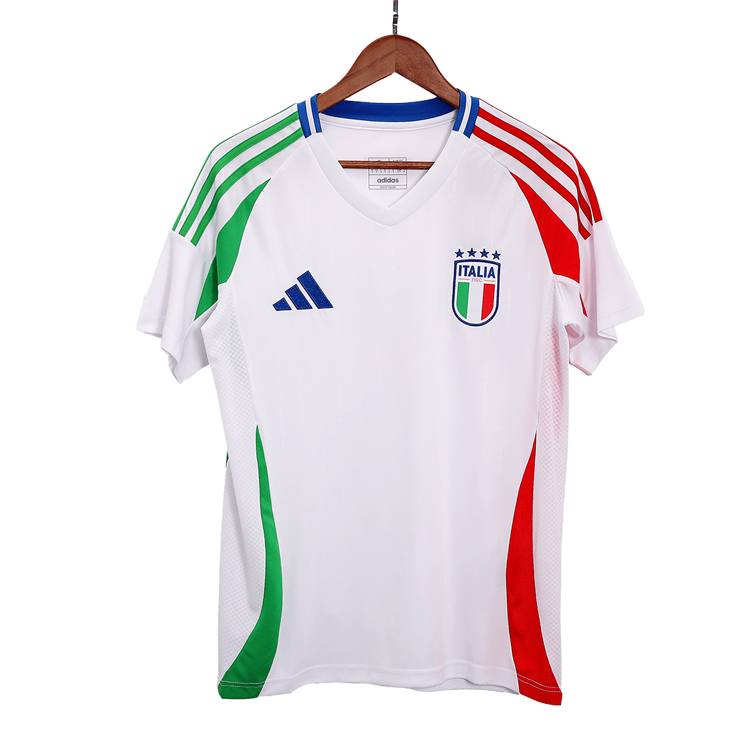 Kit de fútbol de visitante de Italia (camiseta, pantalón corto y medias) para la Eurocopa 2024