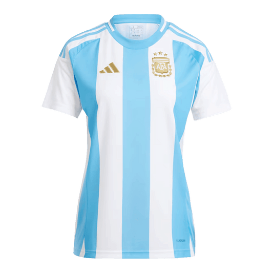 Camiseta de fútbol local de Argentina para mujer Copa América 2024