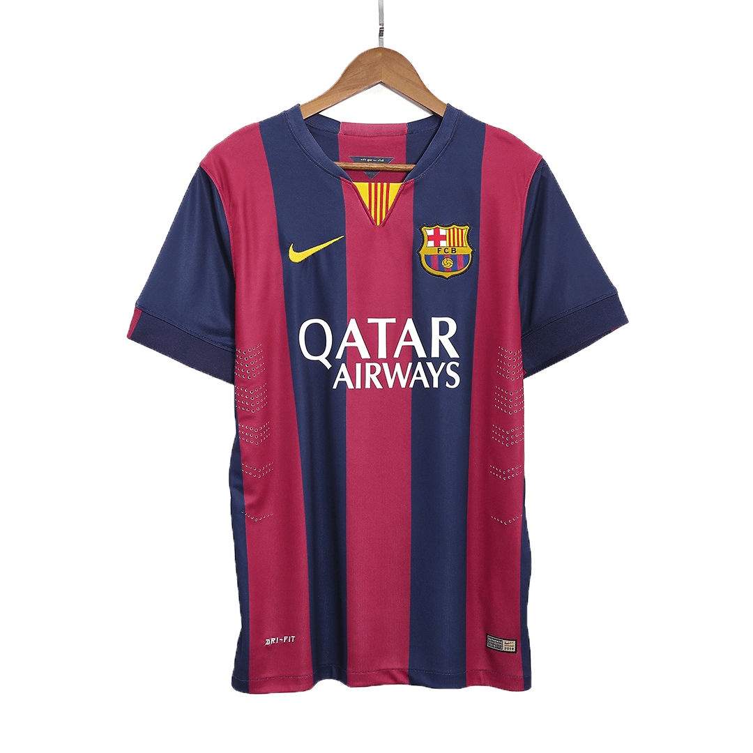 Camiseta de fútbol retro del Barcelona 2014/15 local