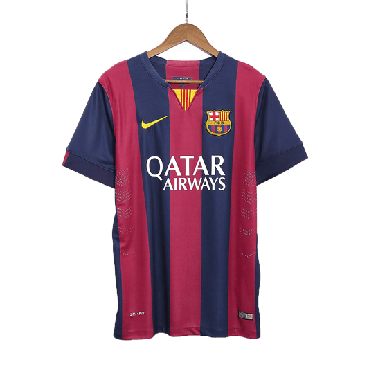 Camiseta de fútbol retro del Barcelona 2014/15 local