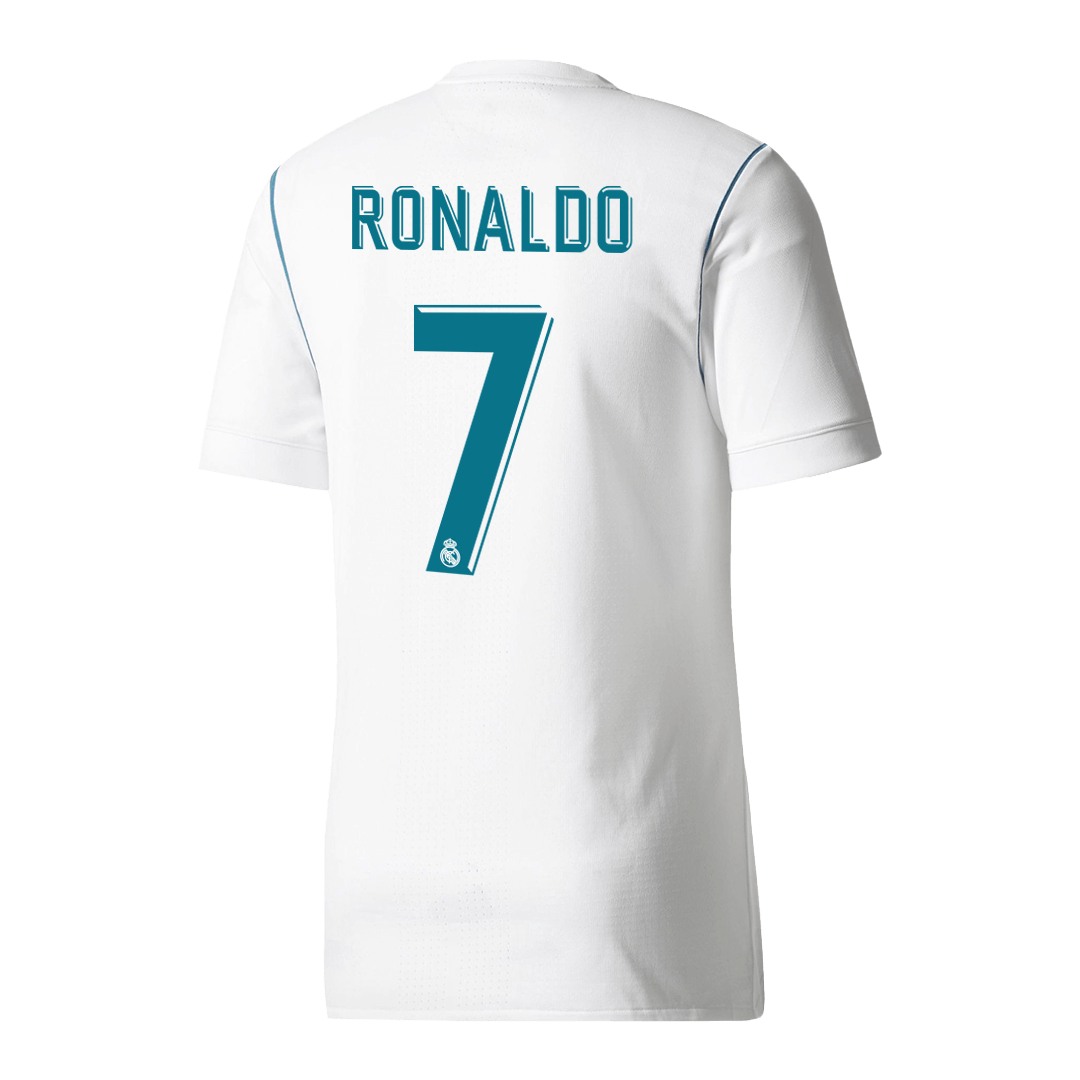 Camiseta de fútbol vintage del Real Madrid RONALDO #7 Local 2017/18