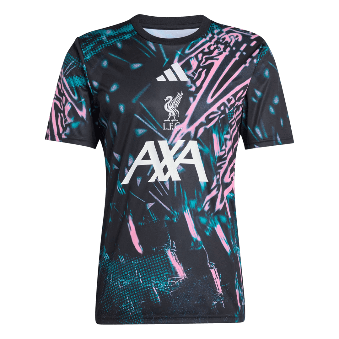 Camiseta de fútbol prepartido del Liverpool 2025/26