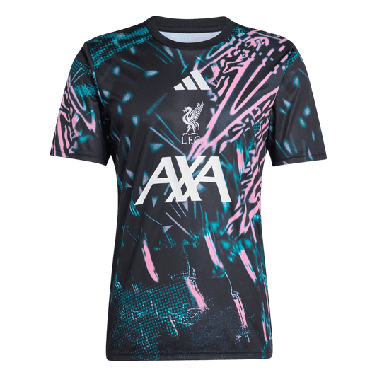 Camiseta de fútbol prepartido del Liverpool 2025/26