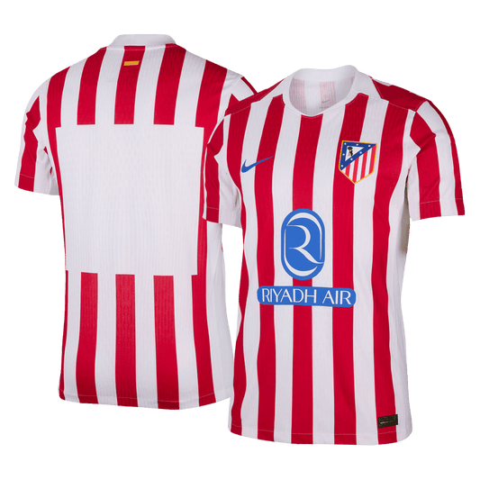 Camiseta de fútbol local auténtica del Atlético de Madrid 2025/26