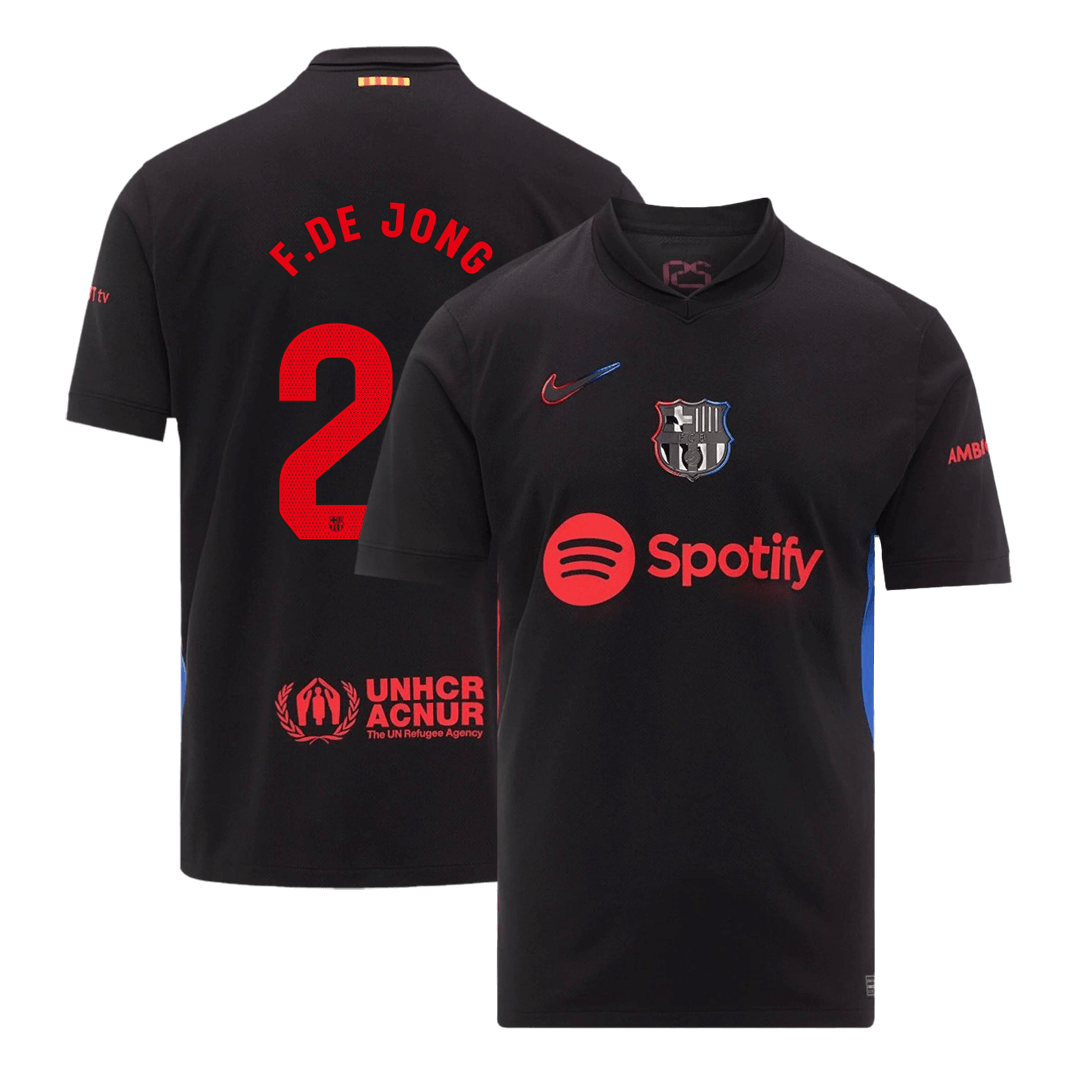 Camiseta de fútbol F.DE JONG #21 Barcelona Segunda 2024/25
