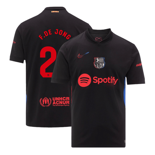 Camiseta de fútbol F.DE JONG #21 Barcelona Segunda 2024/25