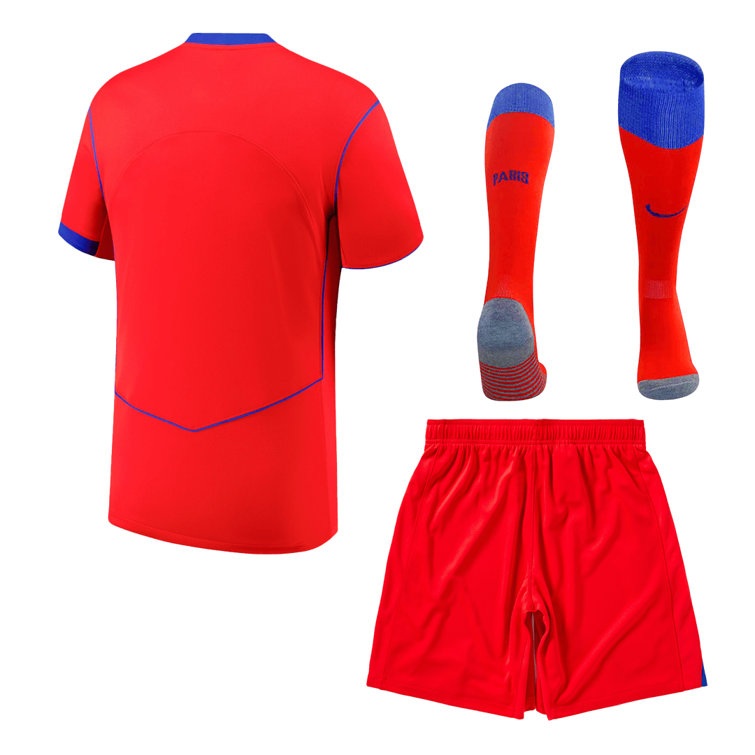 Camiseta de fútbol visitante del PSG (camiseta, pantalón corto y medias) 2025/26