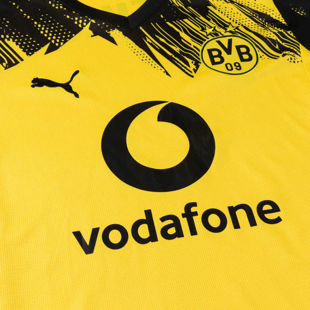 Kit de camiseta de fútbol local del Borussia Dortmund (camiseta, pantalón corto y medias) 2025/26