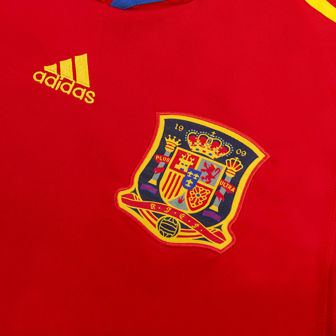 Camiseta retro de fútbol local de España SILVA #21 2010