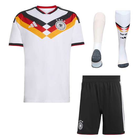 Equipación de local de la selección hombre de Alemania (camiseta + pantalón corto + calcetines) para el Mundial 2026