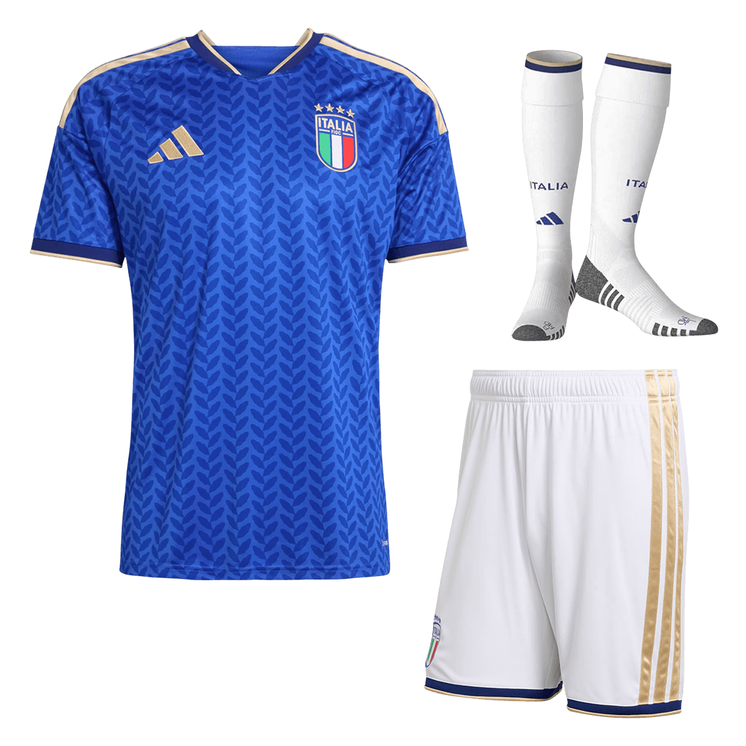 Kit de camiseta de fútbol local de Italia (camiseta, pantalones cortos y calcetines) 2026