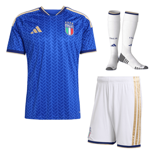 Kit de camiseta de fútbol local de Italia (camiseta, pantalones cortos y calcetines) 2026