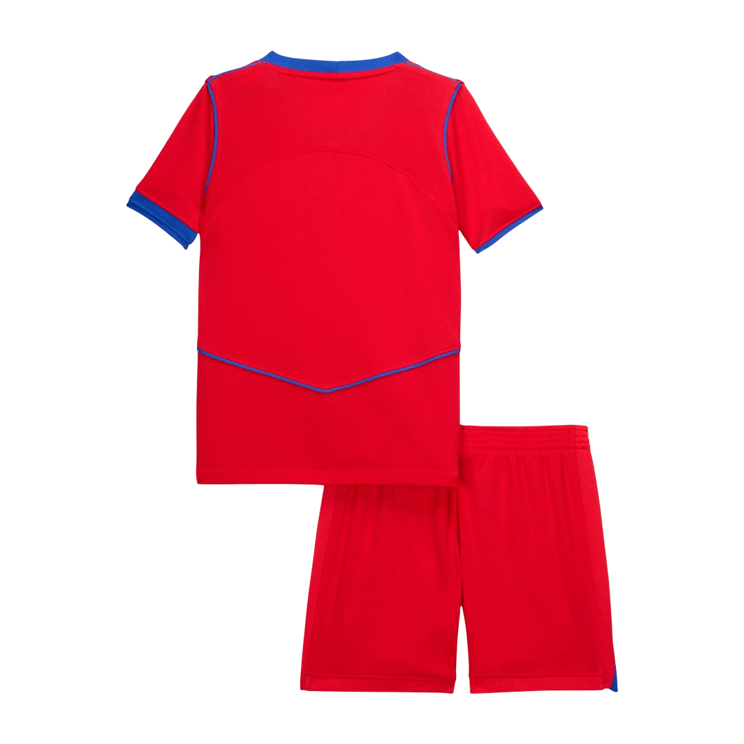 Kit de fútbol visitante del PSG para niños (Kit y pantalón corto) 2025/26