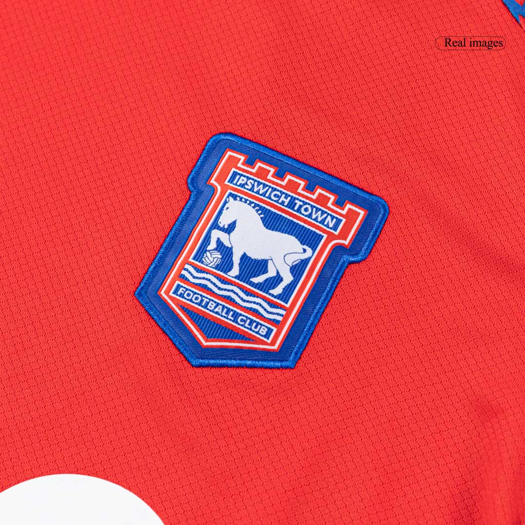 Camiseta de fútbol visitante del Ipswich Town 25/26 roja