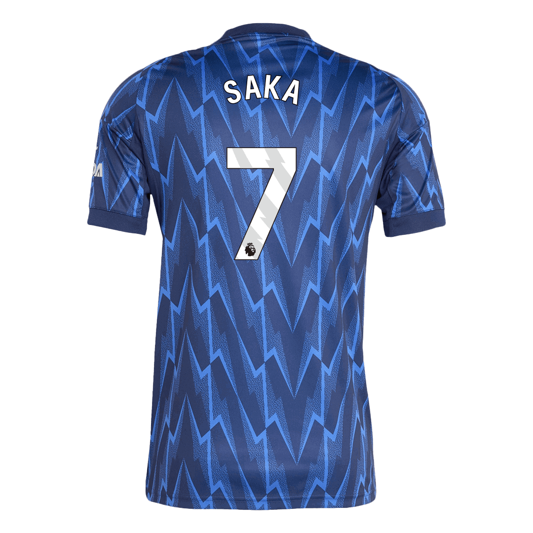 Camiseta de fútbol SAKA #7 Arsenal 2ª equipación 2025/26 Azul