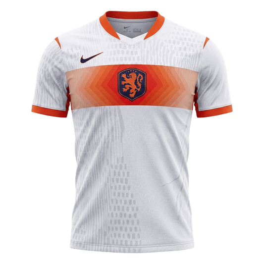 Camiseta de visitante de los Países Bajos para hombre, versión Mundial 2026 - Corte ajustado
