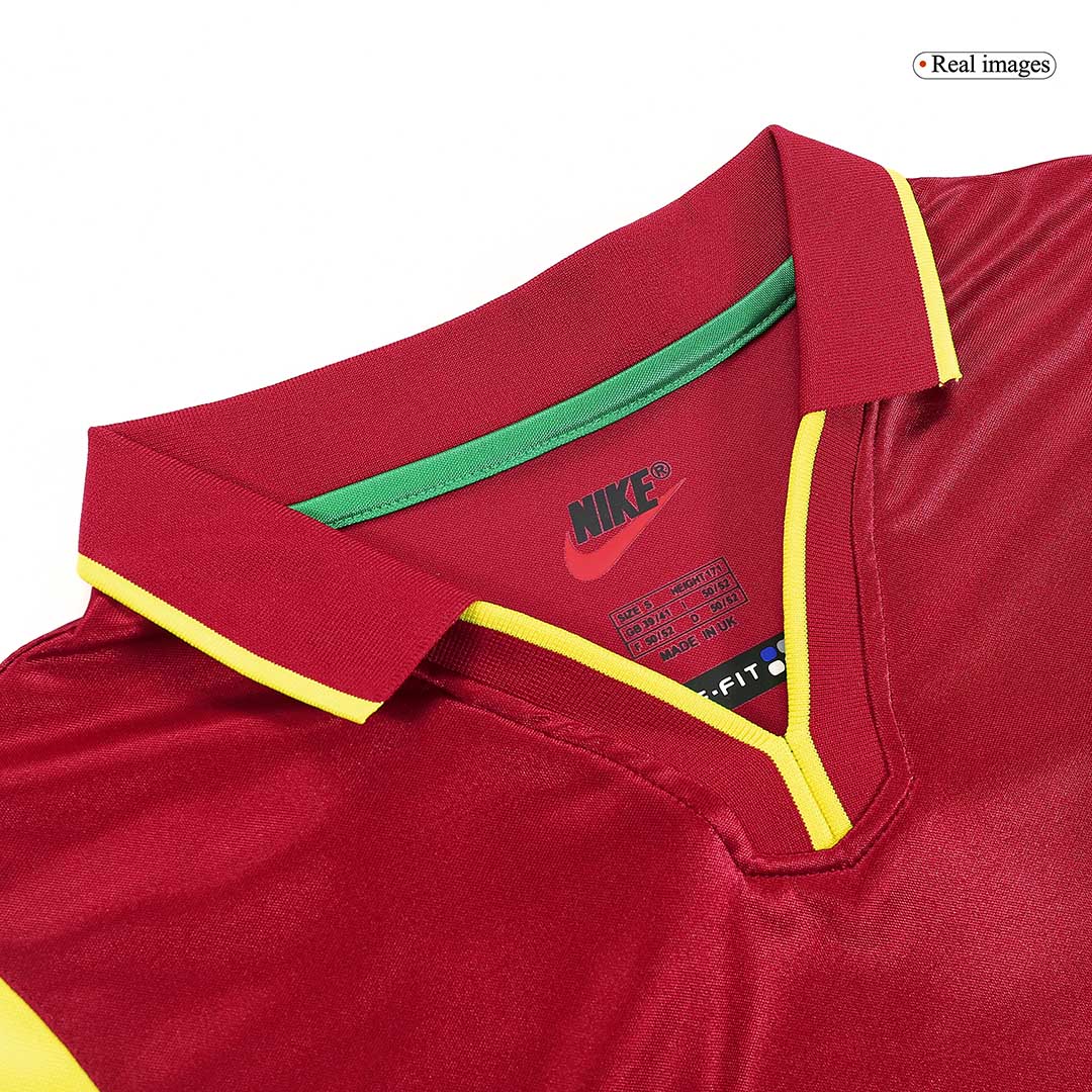 Camiseta retro de fútbol local de Portugal de 1999