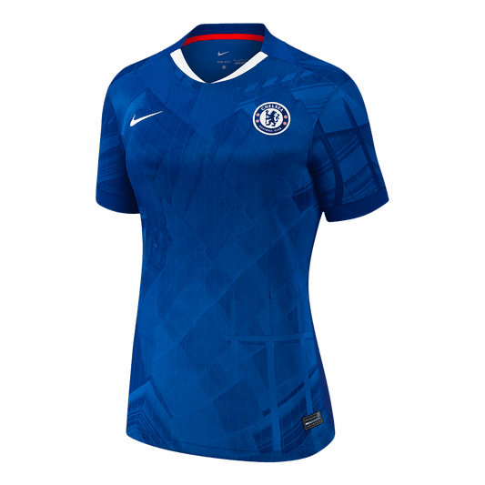 Camiseta de fútbol local del Chelsea para mujer 2025/26, azul