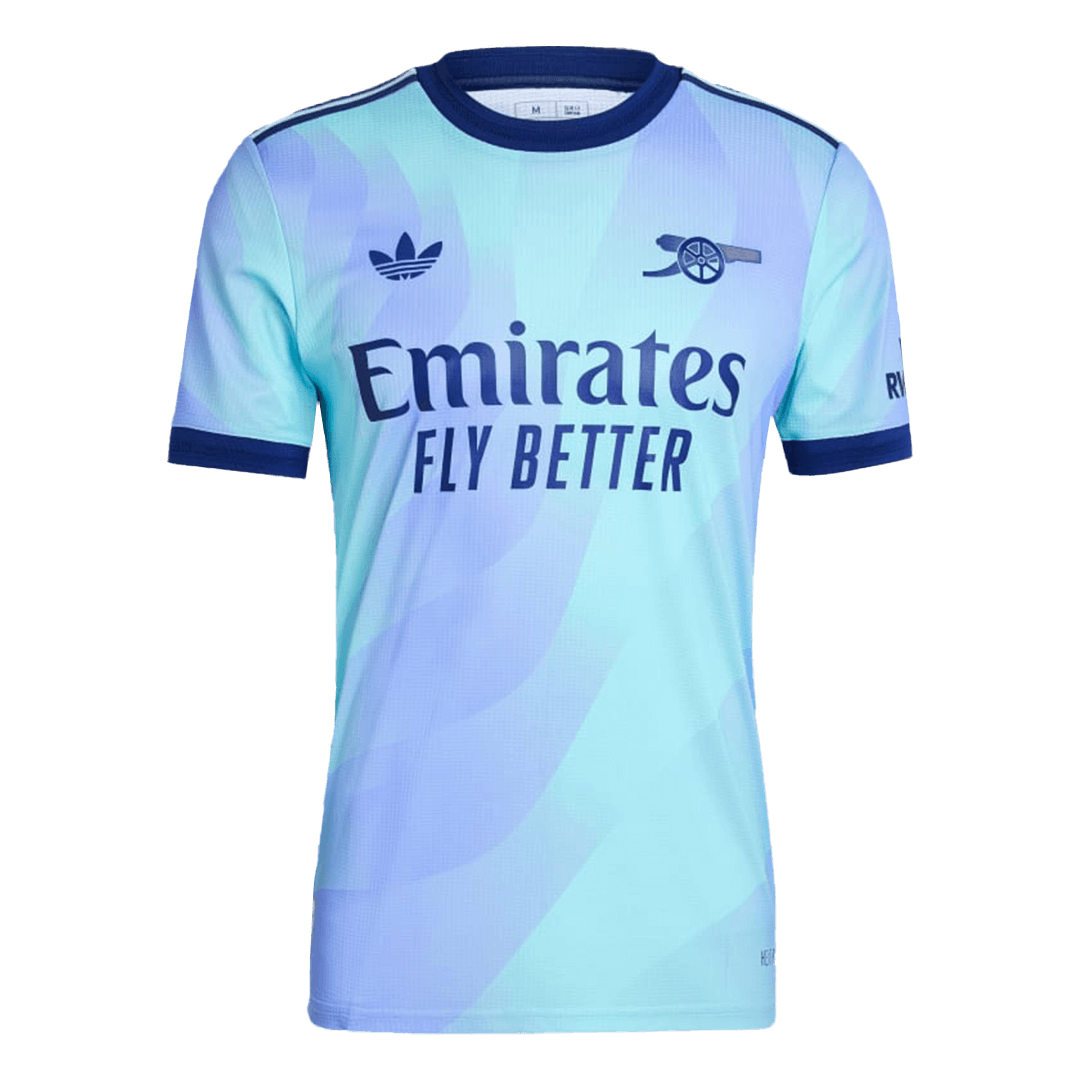 Camiseta de fútbol de visitante auténtica de ØDEGAARD #8 del Arsenal 2024/25