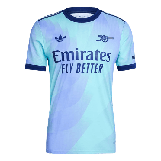 Camiseta de fútbol de visitante auténtica de ØDEGAARD #8 del Arsenal 2024/25