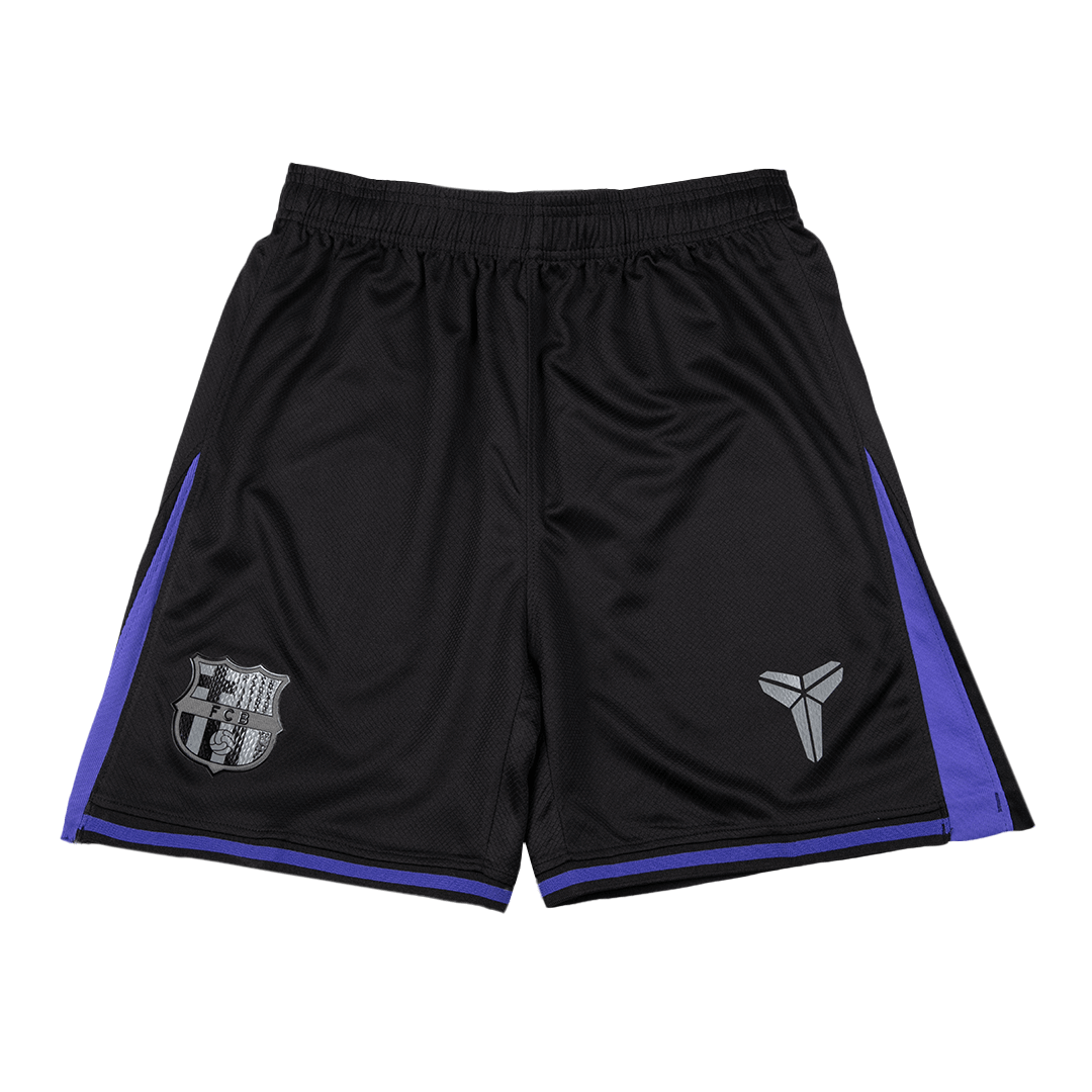Pantalón corto de fútbol visitante del Barcelona 25/26 negro