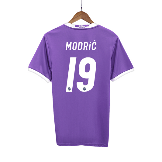 Vintage Real Madrid MODRIĆ #19 camiseta de fútbol visitante 2016/17