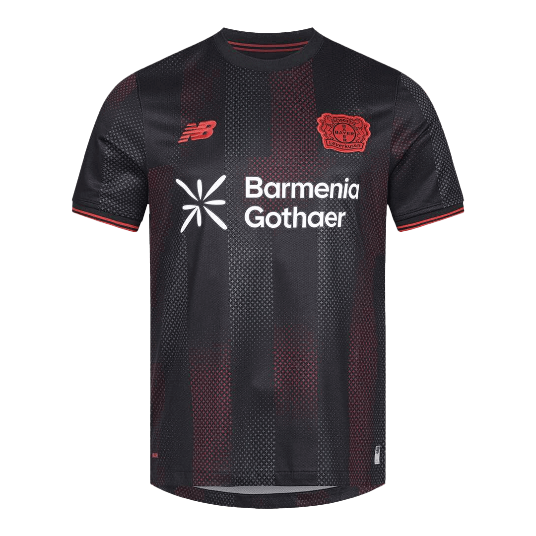 Camiseta de fútbol local del Bayer 04 Leverkusen 25/26 negra