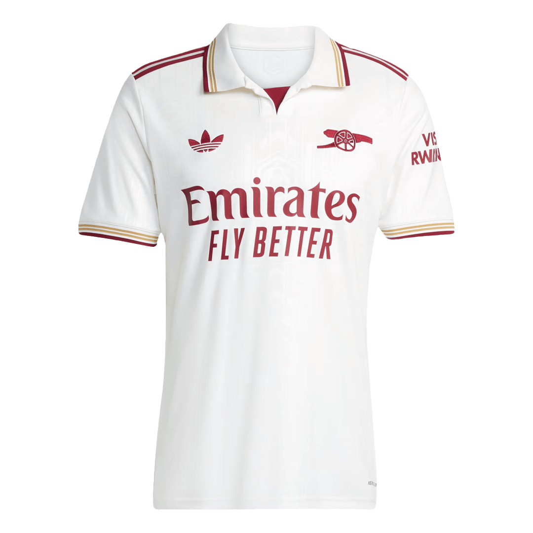 Kit de fútbol visitante del Arsenal (Kit, pantalón corto y medias) 2025/26