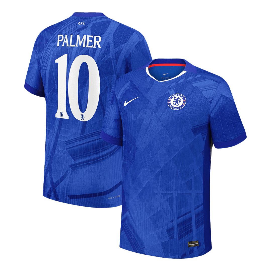 Camiseta de fútbol local auténtica PALMER #10 del Chelsea 2025/26, azul - UCL