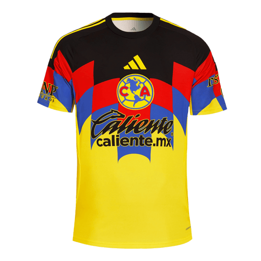 Camiseta de fútbol local del Club América 2025/26 amarilla