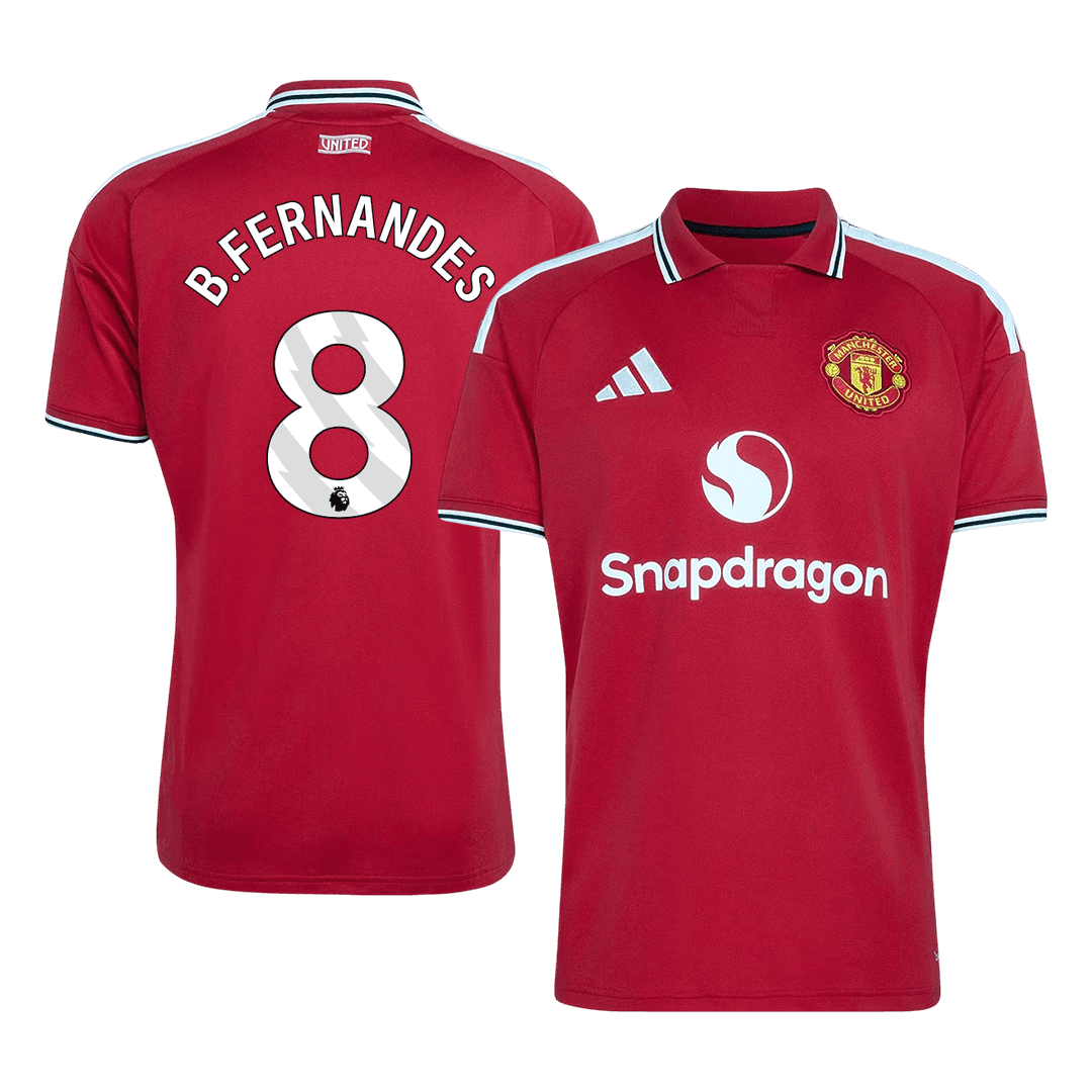 B. FERNANDES #8 Camiseta de local del Manchester United 26/27 Roja
