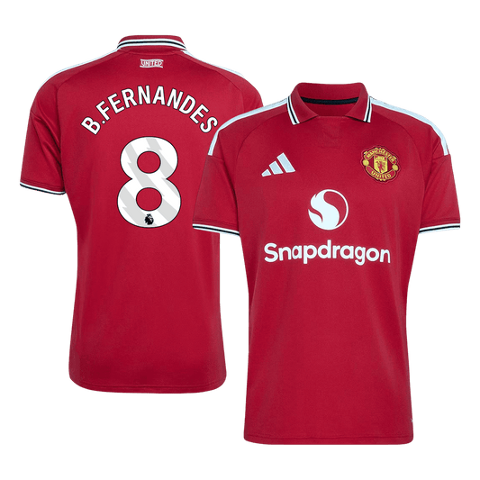 B. FERNANDES #8 Camiseta de local del Manchester United 26/27 Roja