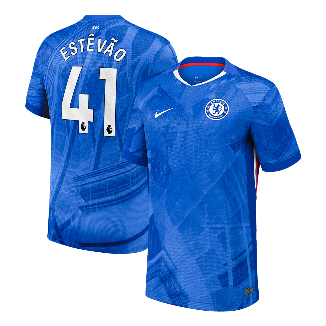 Camiseta de fútbol ESTÊVÃO #41 Chelsea 1ª equipación 2025/26