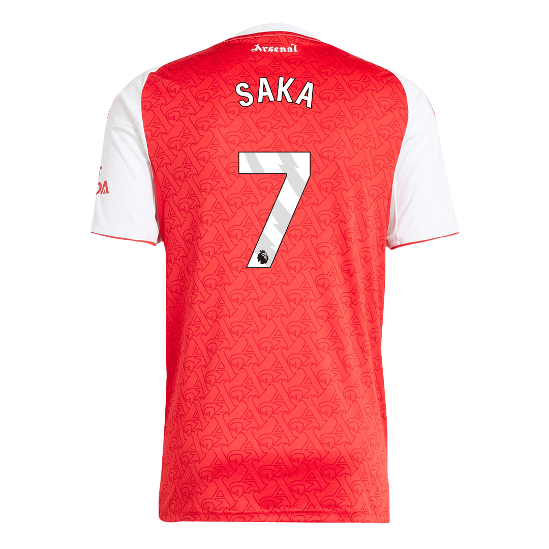 Camiseta de fútbol SAKA #7 Arsenal Primera equipación 2025/26 Roja