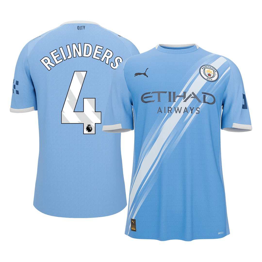 Camiseta de fútbol REIJNDERS #4 Manchester City 1ª equipación 2025/26